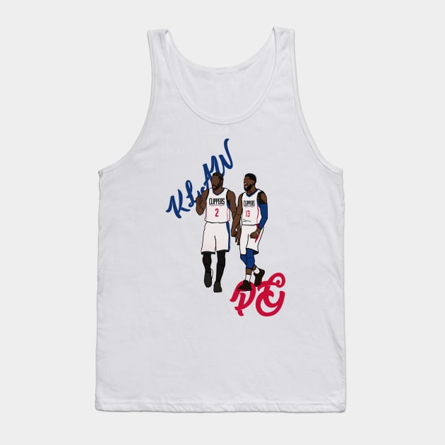 Kawhi Leonard x Paul George 'KLAW x PG' - NBA LA Clippers Tank Top by xavierjfong